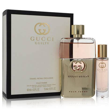 gucci guilty black perfume gift set|Gucci Guilty gift set boots.